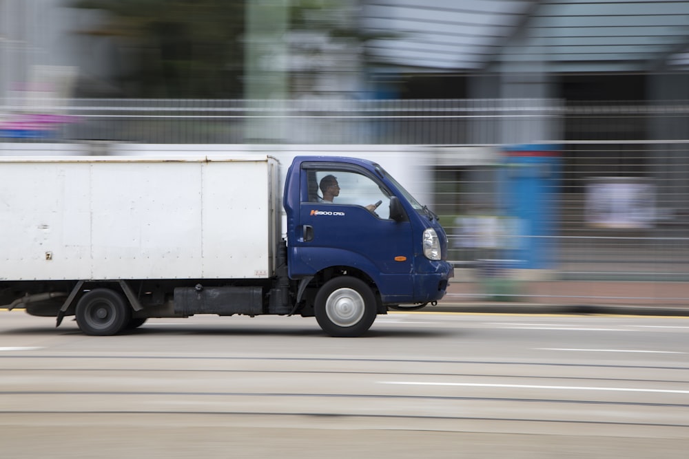 Freight truck on the road